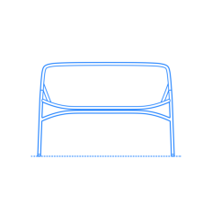 Furniture Benches Croisette Bench 2 Seat Icon Svg Vector, Free Vectors File